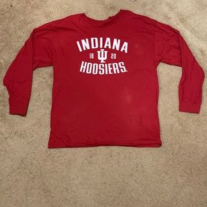 indiana university hoosiers long sleeve shirt